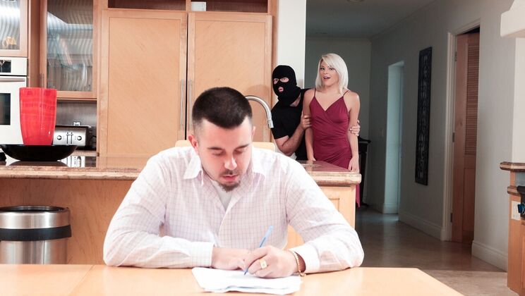 Cheating Blonde Takes Big Cock in Doggystyle