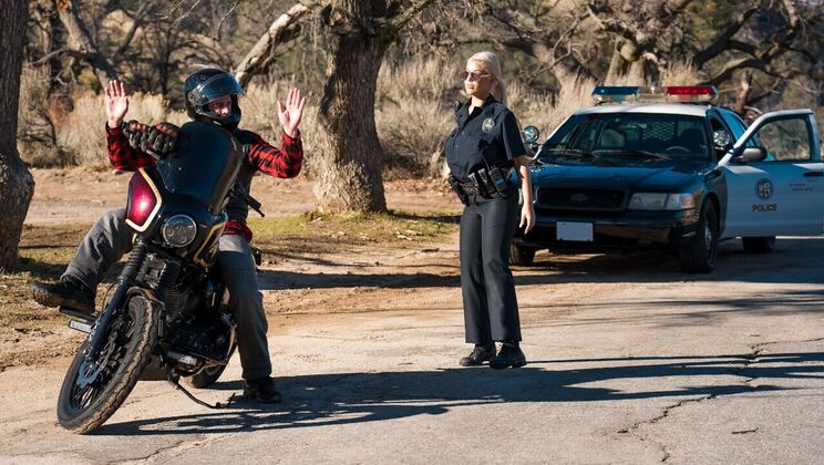 [RKPrime] - Protect and Serve Blonde Cop - Bridgette B - Charles Dera