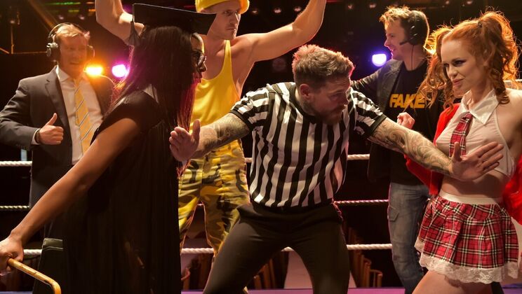 The Headmistress Gets Dominated By Teen Machine