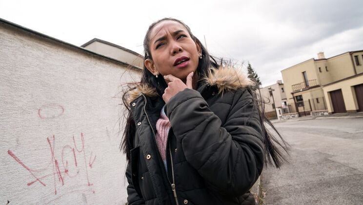 Asian Girl Gets Paid For Sex