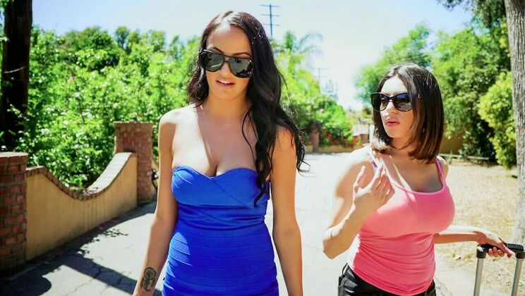 [GirlsGonePink] - Shaved and Wet Lesbians Get Intimate - Darcie Dolce - Sofi Ryan