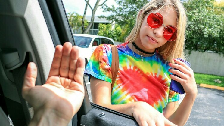 [StrandedTeens] - GF Banged By Car Driver - Tony Rubino - Khloe Kapri