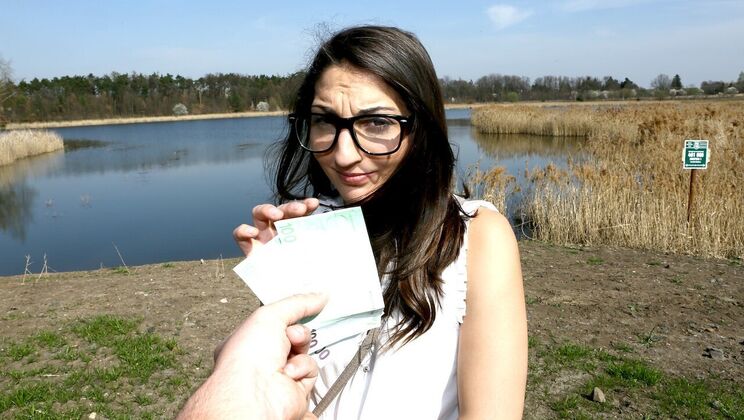 Cowgirl Action Outside with Spanish Babe