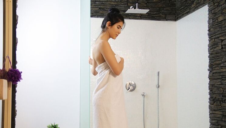 Sensual Sex in the Shower with Big Cock