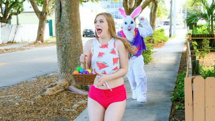 [StrandedTeens] - Easter Bunny's Blowjob Bonanza - jmac - Dolly Leigh