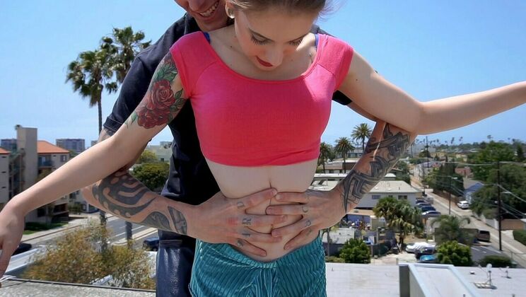 [Don'tBreakMe] - Tattooed Redhead Anna de Ville Reverse Cowgirl - Anna de Ville