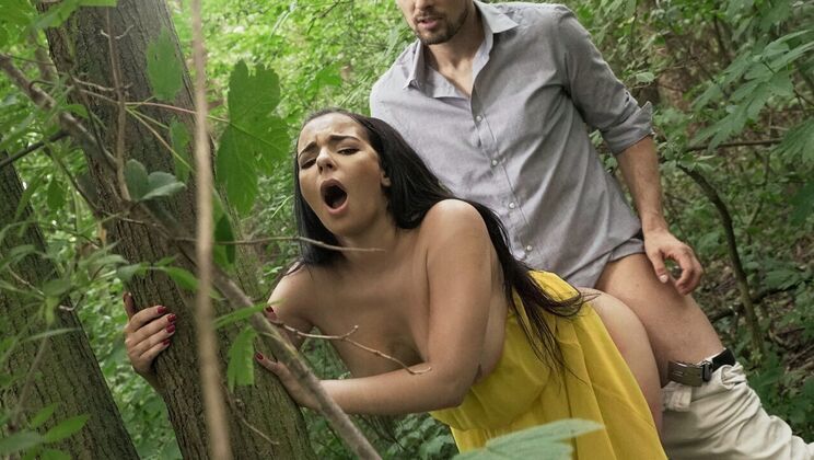 Blonde [sic] Brunette Sophia Laure's Outdoor Adventure