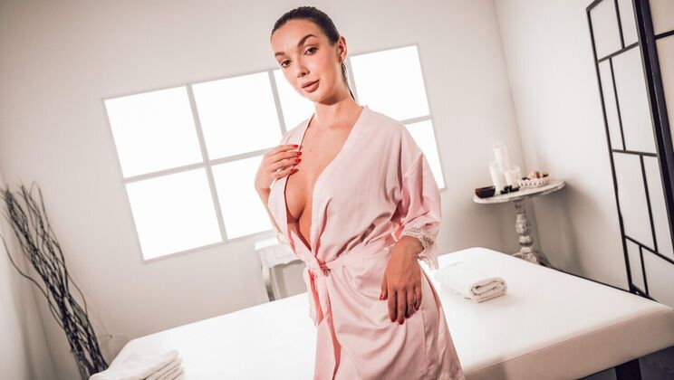 [MassageRooms] - Cum on Tits for Czech Lady - Sam Bourne - Lady Gang