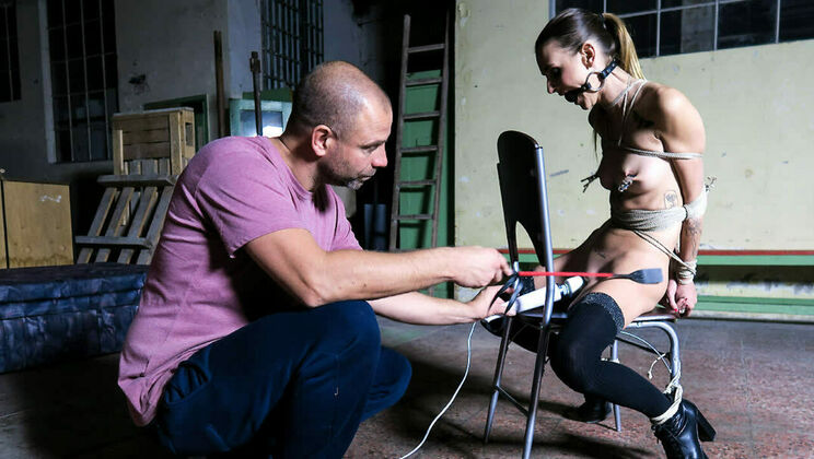 [Submissed] - Blonde Adelle Earns Her Cum While Chair Bound - Adelle Unicorn