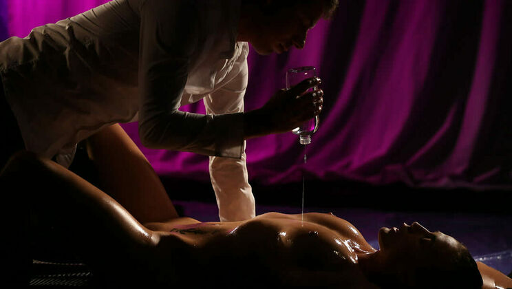 [SinfulXXX] - Blindfolded and Horny: Nicole's Massage Fantasy - Nicole Love