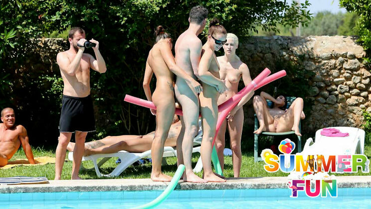 [SummerSinners] - Chrissy Fox and Blanche Bradburry Hardcore Pool Sex - Chrissy Fox - Blanche Bradburry