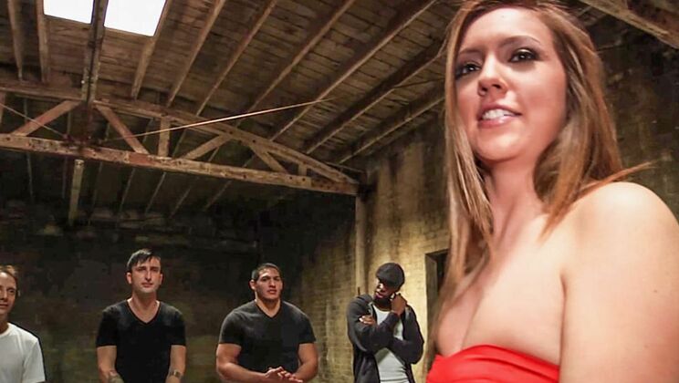 [HardX] - Brunette Beauty Maddy's 12 Man Mouthful - Jon Jon - Maddy O'Reilly