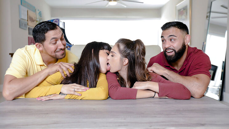 [DaughterSwap] - Stepdaughter And Stepdad Taboo Bake - Derrick Ferrari - Juan Largo - Sofie Reyez - Kitty Carrera