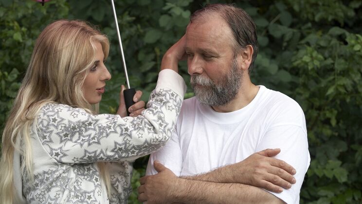 [Oldje] - old sherman and young aneta jacuzzi fun