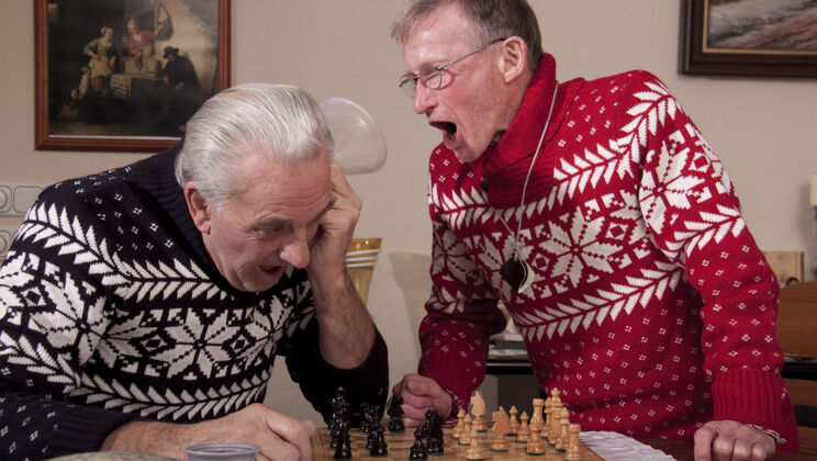 [Oldje] - Stockinged Siren's Pussy Licking Party - John - Cherry Kiss - David