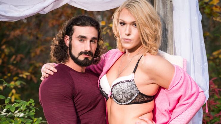 [TransSensual] - Rough Sex Scene 1: Jaxton Wheeler and Shemale Aspen - Jaxton Wheeler - Aspen Brooks