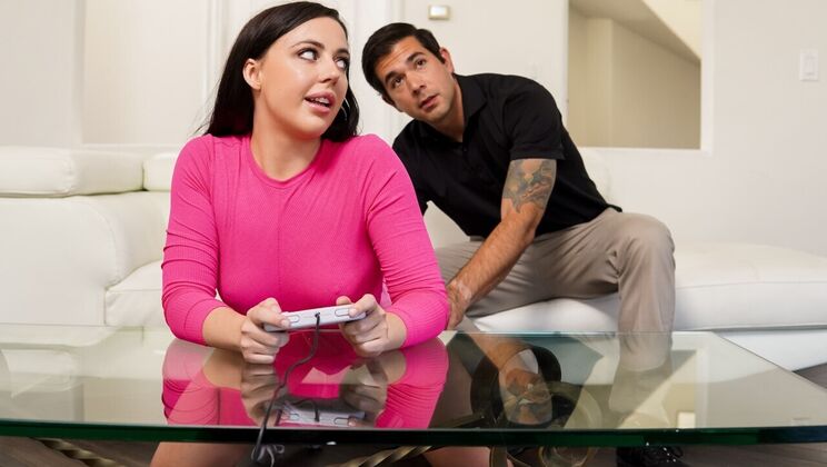 Small Tits Brunette Whitney Wright Gets Cum on Pussy