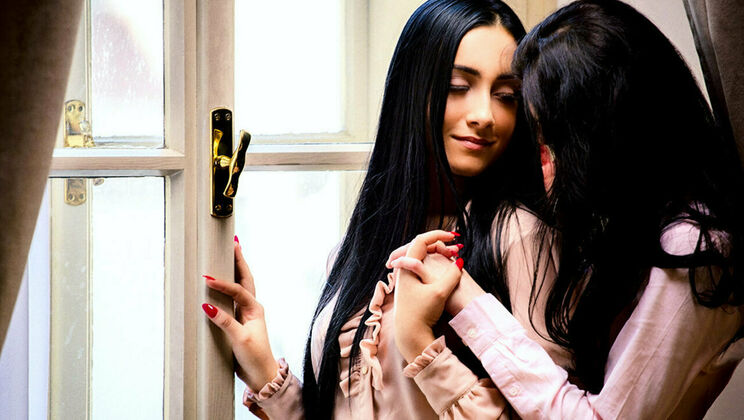 [SexArt] - Bra and Skirt Lesbians in Sexual Harmony - Anna Rose - Margot A