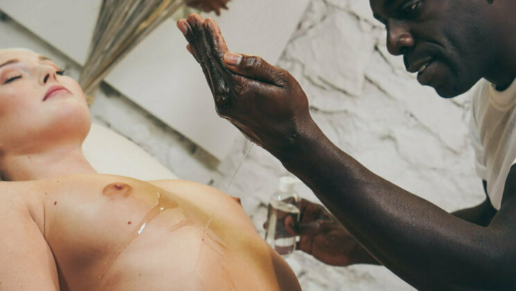 [SexArt] - Black Blonde Hardcore Massage - Joss Lescaf - Lovita Fate