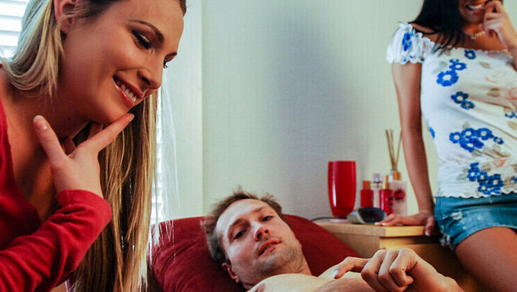 [2ChicksSameTime] - Mikayla and Harmony Love Morning Blowjob - Harmony - Mikayla - Eric Swiss