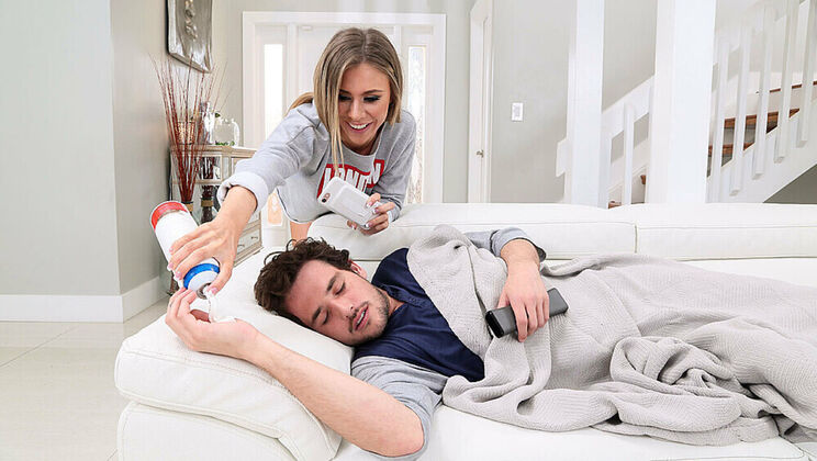 Shaved Blonde Anya Olsen in Teen Anal Action