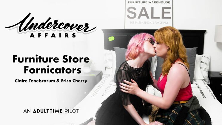 [AdultTimePilots] - Shemale Fucking at the Furniture Shop - Erica Cherry - Claire Tenebrarum