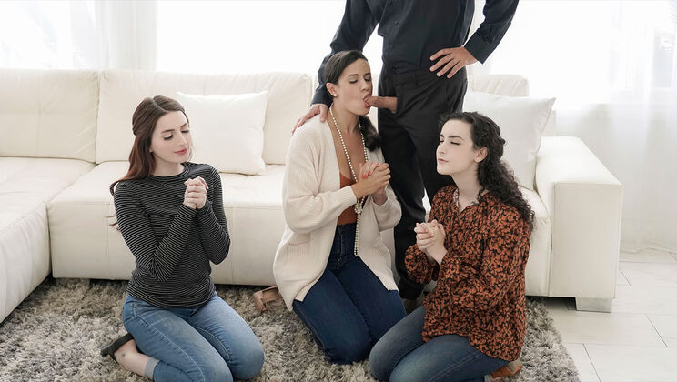 [FreeUseMilf] - Taboo Sex with Stepmom and Stepdaughters - Lyra Lockhart - Penny Barber - Aria Carson - Calvin Hardy