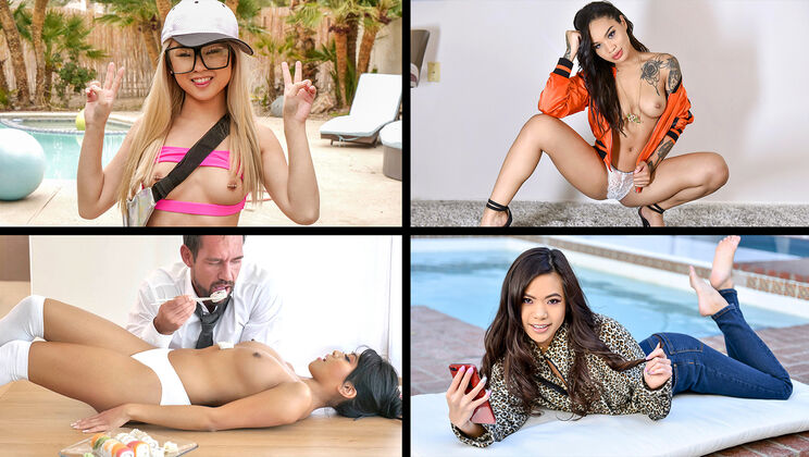 [TeamSkeetSelects] - Asian Babe Bonanza XXX - Vina Sky - Honey Gold - Ember Snow - Jasmine Grey - Lulu Chu - Kimmy Kim - Elle Lee