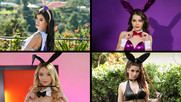 [TeamSkeetSelects] - Kush Kitty and Bunny Pals - Kylie Quinn - Katie Kush - Indica Flower - Leana Lovings