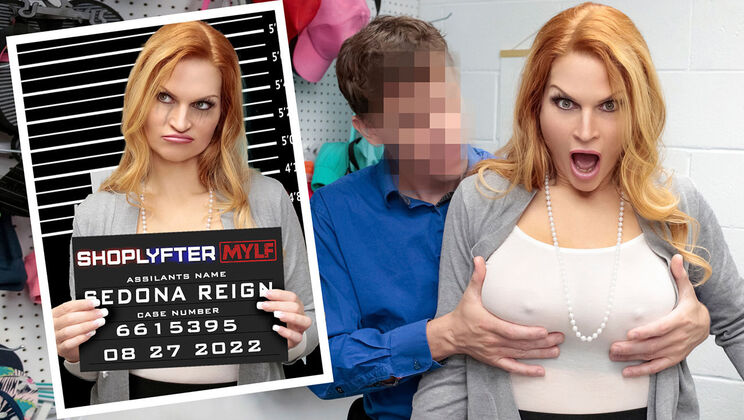 [ShopLyfterMYLF] -  PAWG Sedona Reign's Strip-Search Surprise with Rion King