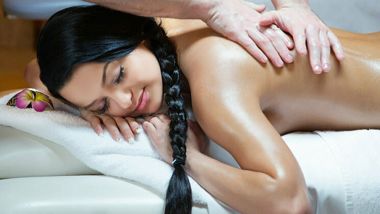 [SexArt] - Tattooed Skinny Girl's Lesbian Massage - Matt Ice - Erika Black