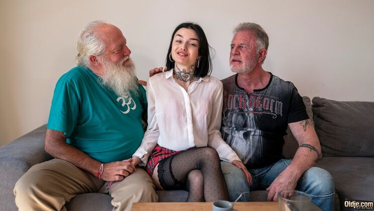 [Oldje] - Dirty Old Man with Young Maid - Bruno - Chel - Snow DeVille