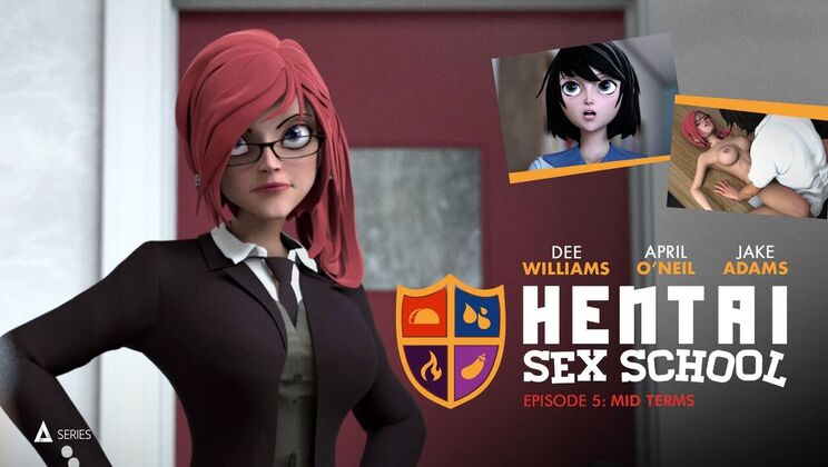 [AdultTimeAnimation] - Animation of Desire - Hentai Sex School Episode 5 - Chanel Preston - Dee Williams - Jake Adams - April Oneil - Wolf Hudson