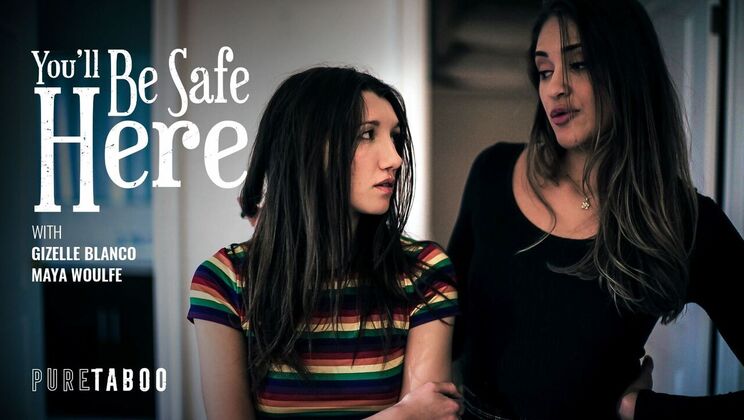 [PureTaboo] - Lesbian Cheaters: Safe in Each Other's Arms - Gizelle Blanco - Maya Woulfe