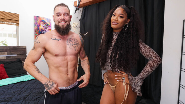 [HotGuysFuck] - First Time Sex with Black Ebony Babes Brianna and Brodie - Brianna Moore - Brodie Graves