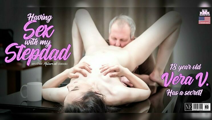 Naughty Stepdaughter Vera V. Initiates Kitchen Tryst
