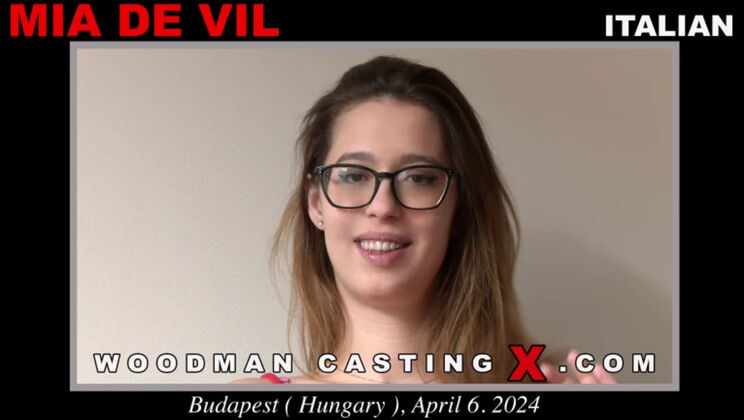 [WoodmanCasting] - Mia De Vil's Anal Audition - Mia De Vil