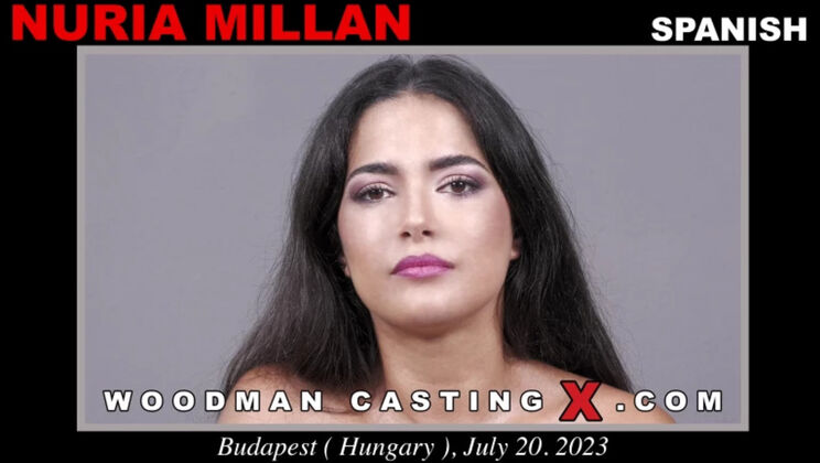 [WoodmanCasting] - Nuria Millan Deepthroat and Ass Licking - Nuria Millan
