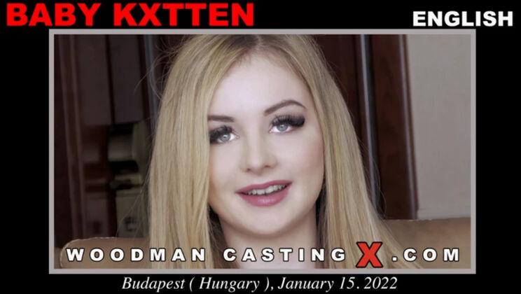 [WoodmanCasting] - Baby Kxtten Blonde Bombshell Casting - Baby Kxtten