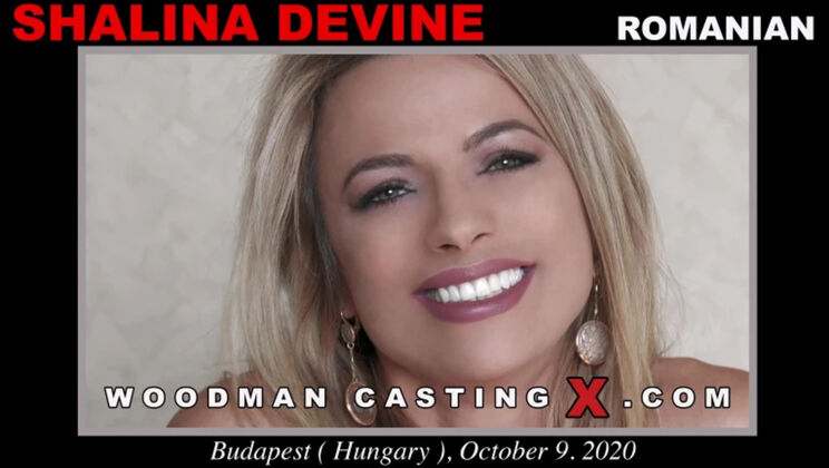 [WoodmanCasting] - Shalina Devine Petite Pussy Licking - Shalina Devine