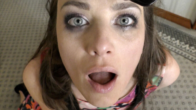 [ScenesXXXX] - Tattooed Brunette Nena Sytnyy Spanked - Nena Sytnyy