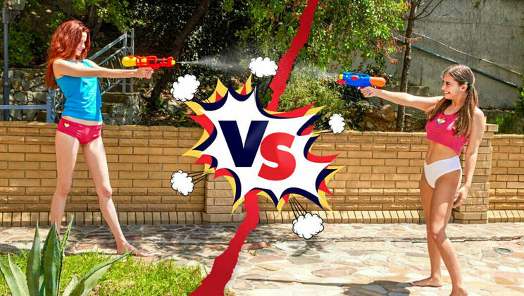 [ClubSweethearts] - Wet and Wild: Angel Rai vs Elise Moon - Angel Rai - Elise Moon