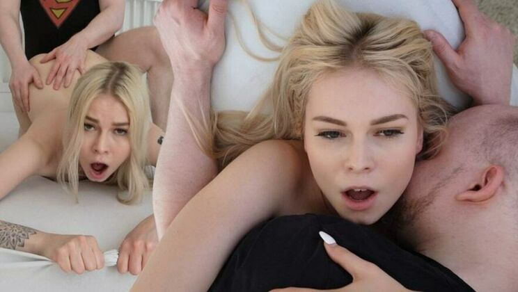 [PornForce] - Blonde Teen Gets Creampied Hard - Mimi Cica - Butt Spencer