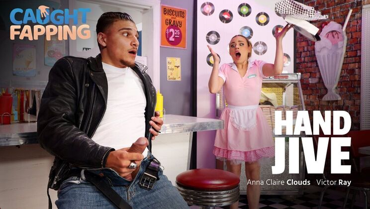 [CaughtFapping] - Ball Play with a Beautiful Ass - Anna Claire Clouds - Victor Ray