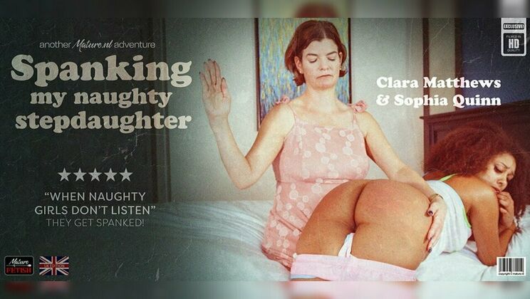 Clara Matthews Takes Charge of Naughty Teen Sophia Quinn's Punishment