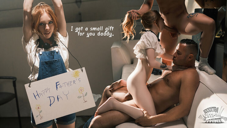 [ExxxtraSmall] - Older Guy Fucks Young Redhead Step Sister