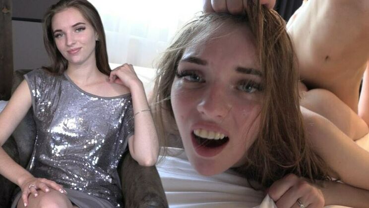 Hardcore Threesome with Petite Brunette Vika Lita