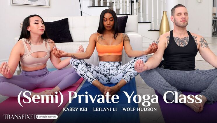 [Transfixed] - Yoga Class With Big Tits and Brunette