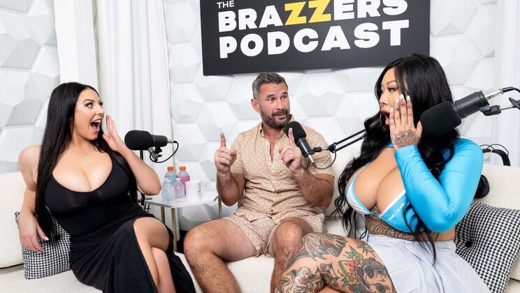Shaved and Tattooed Temptresses Take Over Episode 1 of The Brazzers Podcast