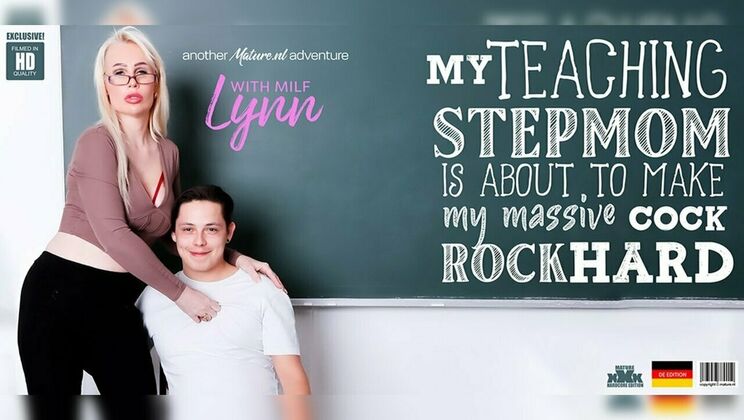 [Mature.nl] - Blonde Stepmom Lynn's Sex Education: Teaching Stepson How to Make His Stepmom Cum Hard - Jimmy Twice - Lynn (EU)